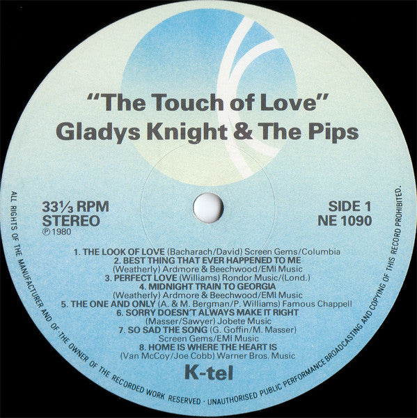 Gladys Knight And The Pips : The Touch Of Love (LP, Comp)