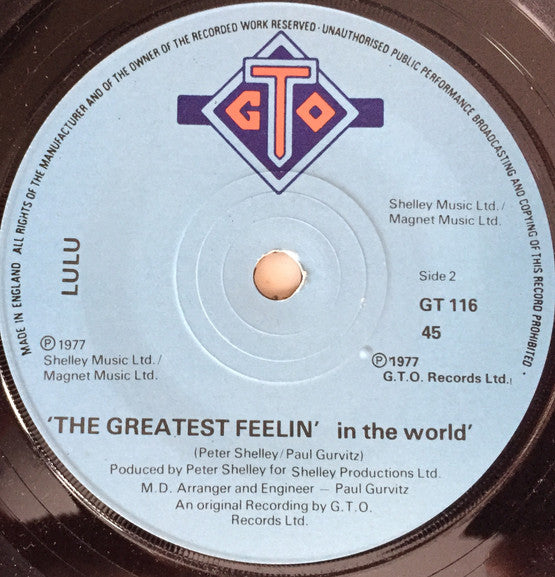 Lulu : Your Love Is Everywhere (7")