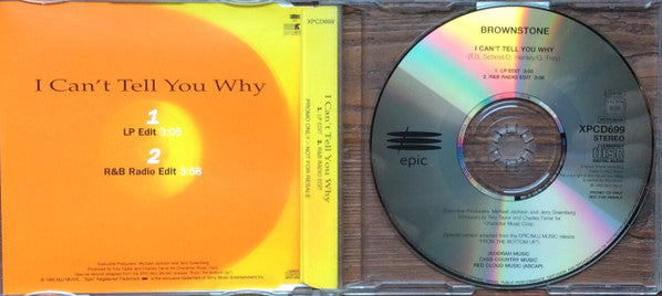 Brownstone : I Can't Tell You Why (CD, Single, Promo)