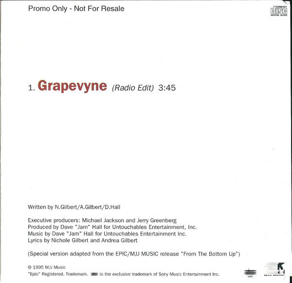 Brownstone : Grapevyne (CD, Single, Promo)
