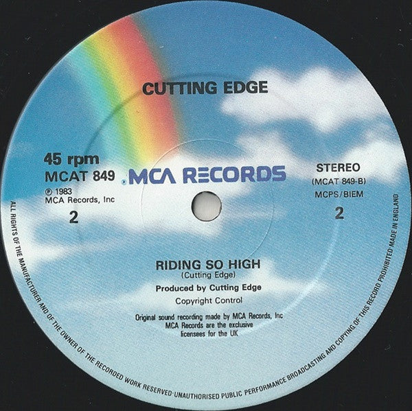 Cutting Edge (6) : Dancing With The Rebels (12")