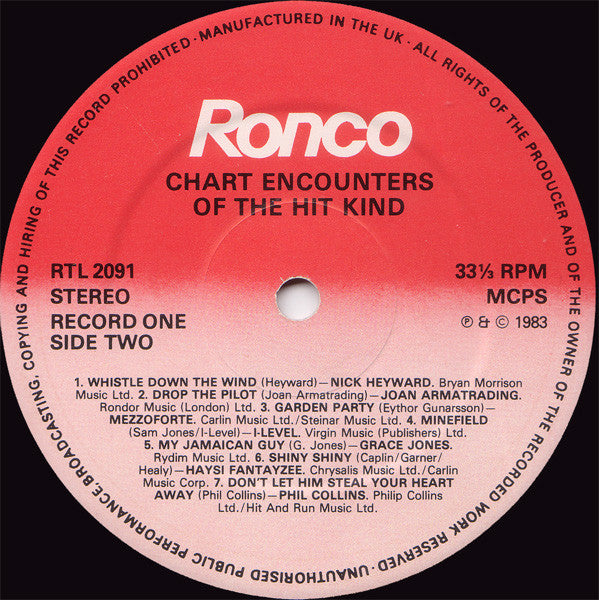 Various : Chart Encounters Of The Hit Kind - Part One (LP, Comp)