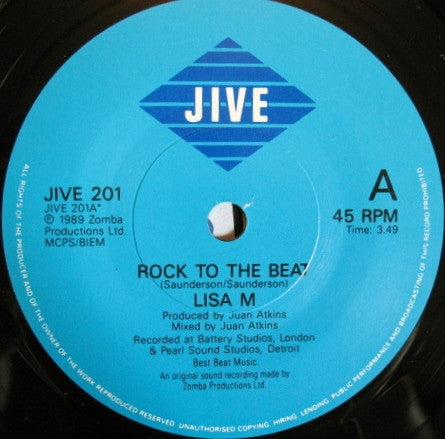 Lisa M (3) : Rock To The Beat (7", Single)
