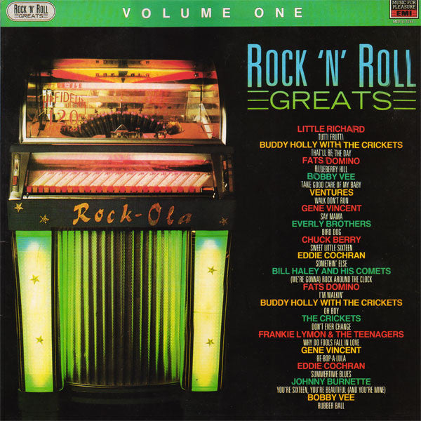 Various : Rock 'N' Roll Greats (Volume One) (LP, Comp, Mono)