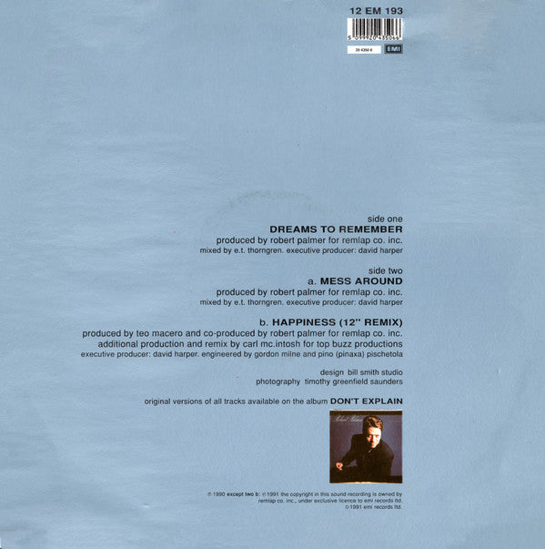 Robert Palmer : Dreams To Remember (12")