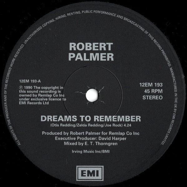 Robert Palmer : Dreams To Remember (12")