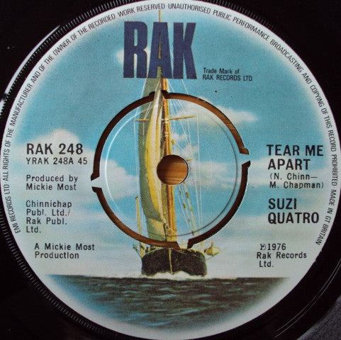 Suzi Quatro : Tear Me Apart (7", Single)