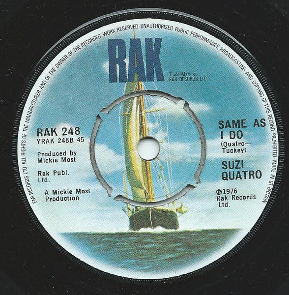 Suzi Quatro : Tear Me Apart (7", Single)