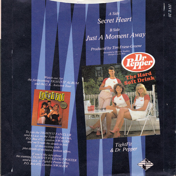 Tight Fit : Secret Heart (7", Single)