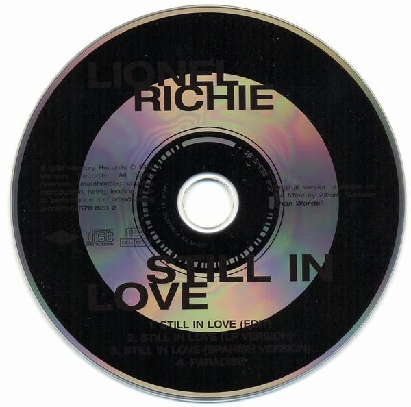 Lionel Richie : Still In Love (CD, Single)