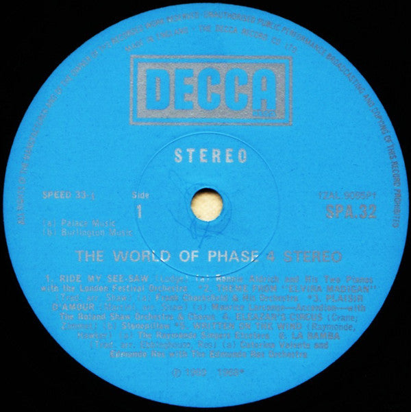 Various : The World Of Phase 4 Stereo (LP, Comp)