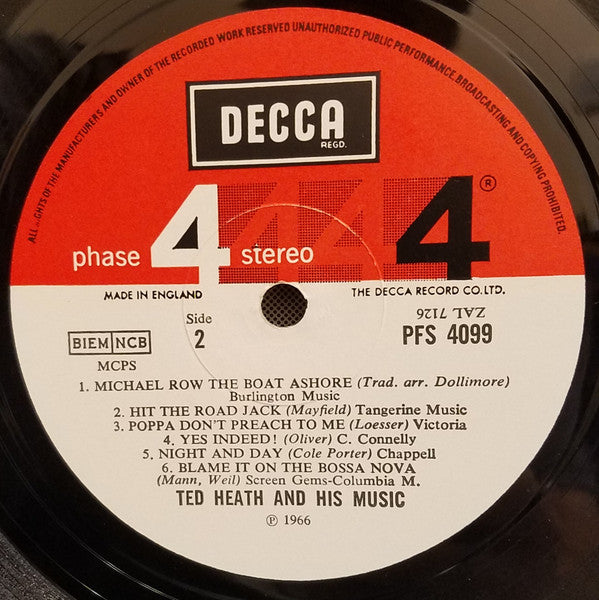 Ted Heath And His Music : Pow! (LP, Album)