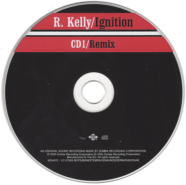R. Kelly : Ignition Remix (CD, Single, Enh, CD1)