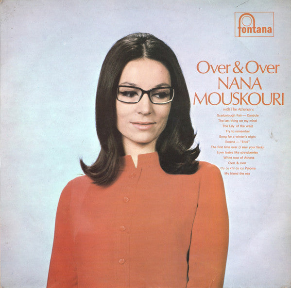 Nana Mouskouri With Les Athéniens : Over & Over (LP, Bla)