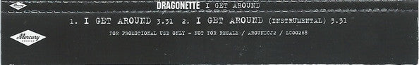 Dragonette : I Get Around (CD, Promo)