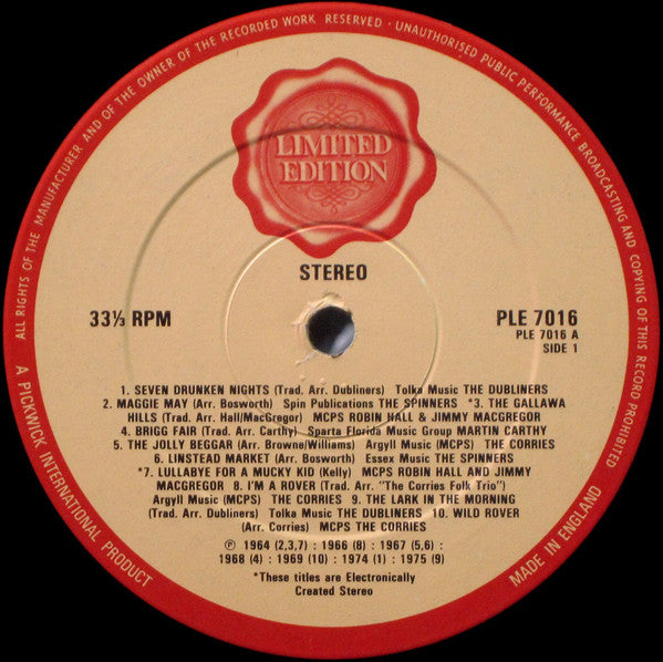 Various : 20 Folk Favourites (LP, Comp, Ltd)