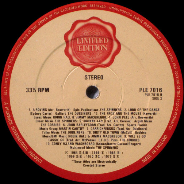 Various : 20 Folk Favourites (LP, Comp, Ltd)