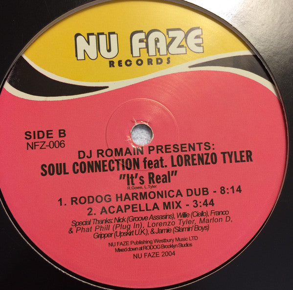 DJ Romain Feat. Lorenzo Tyler : Soul Connection (12")