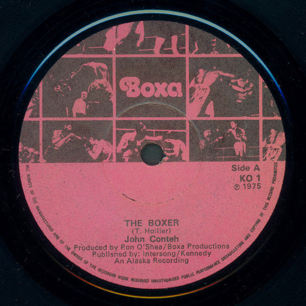 John Conteh : The Boxer / Dance The Boxer (7")