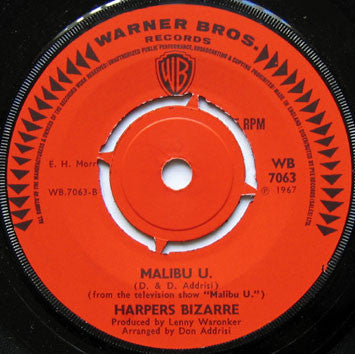 Harpers Bizarre : Anything Goes (7", Single, 4-p)