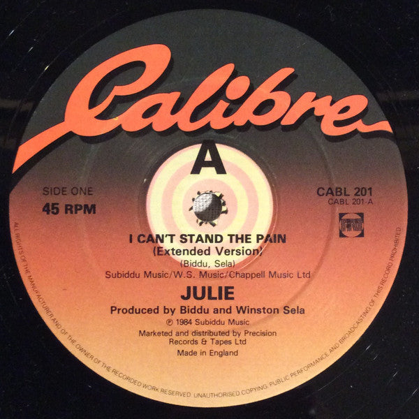 Julie (10) : I Can't Stand The Pain (12")