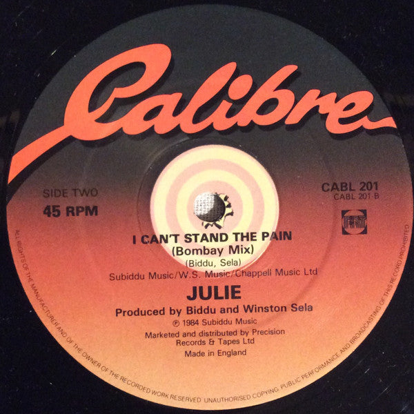 Julie (10) : I Can't Stand The Pain (12")