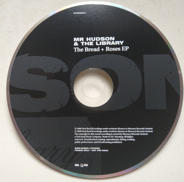 Mr Hudson & The Library : The Bread + Roses EP (CD, Single, Promo)