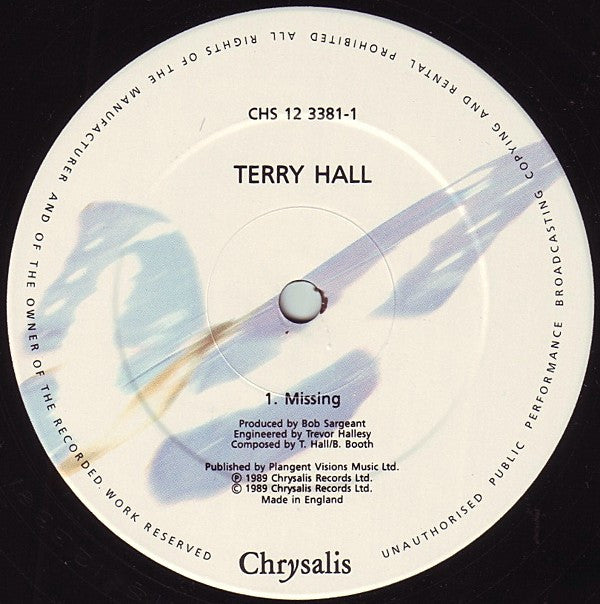 Terry, Blair & Anouchka : Missing (12", Single)
