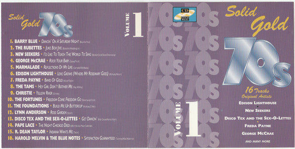 Various : Solid Gold 70s Volume 1 (CD, Comp)
