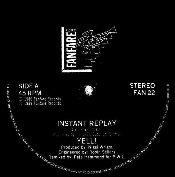 Yell! : Instant Replay (7", Single)