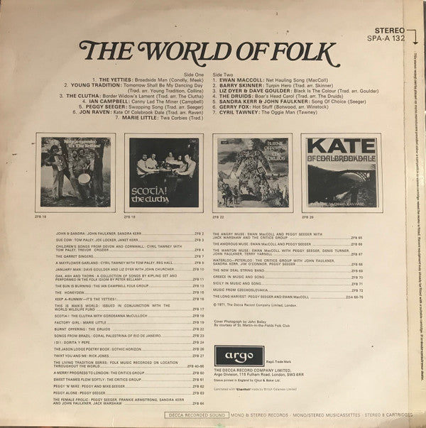 Various : The World Of Folk (LP, Comp)