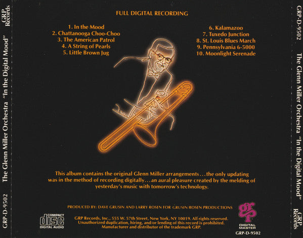 The Glenn Miller Orchestra : In The Digital Mood (CD, Album)
