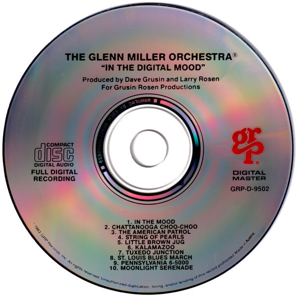 The Glenn Miller Orchestra : In The Digital Mood (CD, Album)
