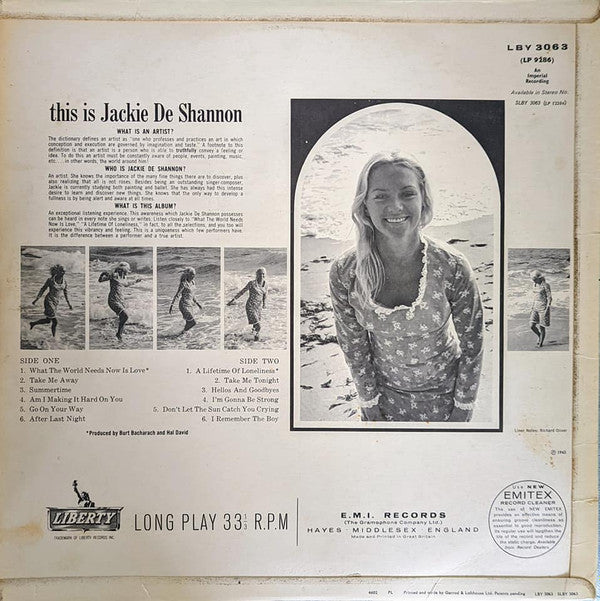 Jackie DeShannon : This Is Jackie De Shannon (LP, Album, Mono)