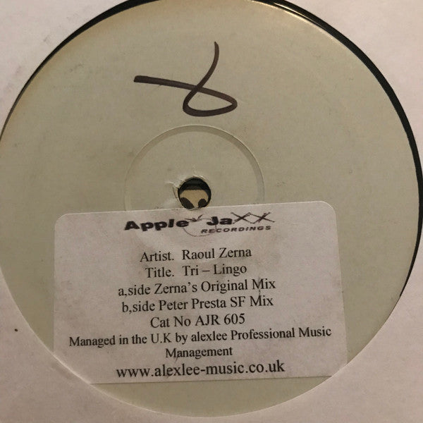 Raoul Zerna : Tri-Lingo (12", W/L)