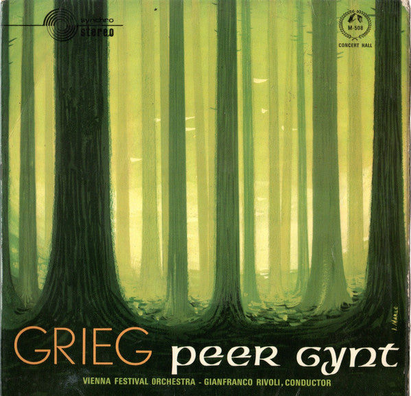 Edvard Grieg - Wiener Festspielorchester, Gianfranco Rivoli : Peer Gynt (7")