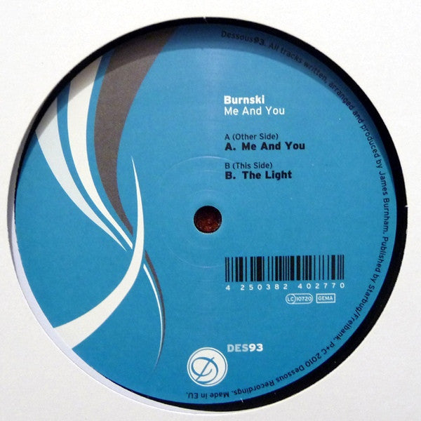 Burnski : Me And You (12")