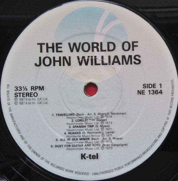 John Williams (7) : The World Of John Williams (LP, Comp)