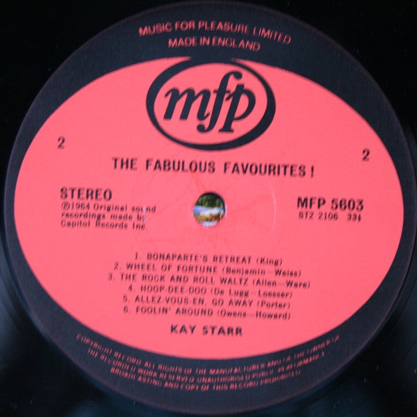 Kay Starr : The Fabulous Favourites! (LP, Album, RE)