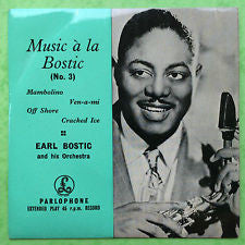 Earl Bostic And His Orchestra : Music A La Bostic (No.3) (7", EP)