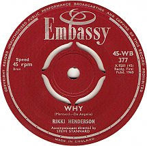 Rikki Henderson : Starry Eyed / Why (7", Single)