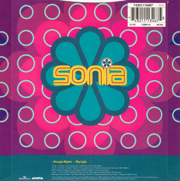 Sonia : Boogie Nights (7")