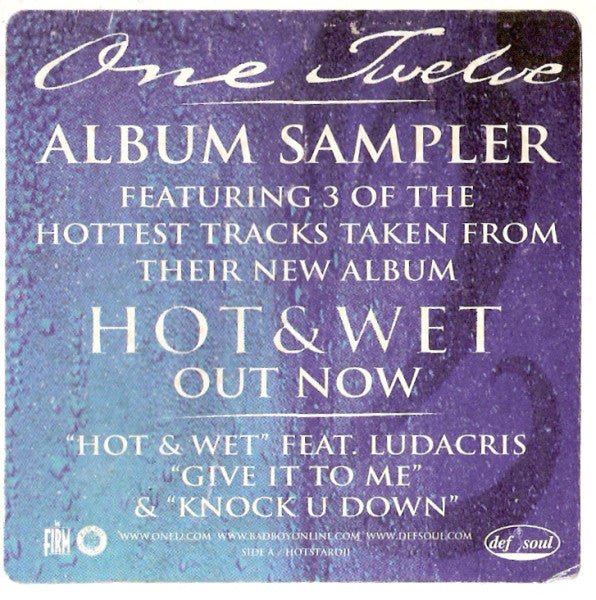 112 / Musiq Soulchild : Hot & Wet / Soulstar (Album Sampler) (12", Promo, Smplr)