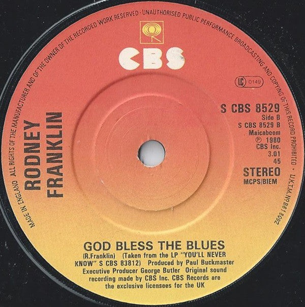 Rodney Franklin : The Groove (7", Single, Pap)