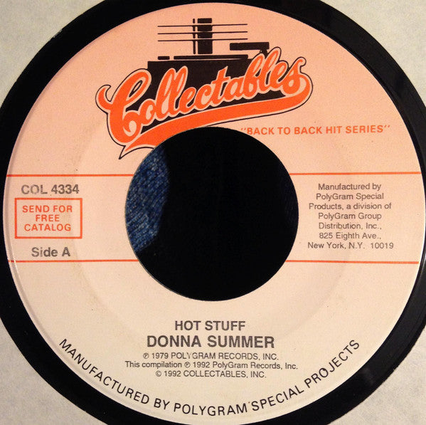 Donna Summer : Hot Stuff / Heaven Knows (7", RE)