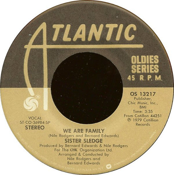 Sister Sledge : He's The Greatest Dancer / We Are Family (7", Single, RE)