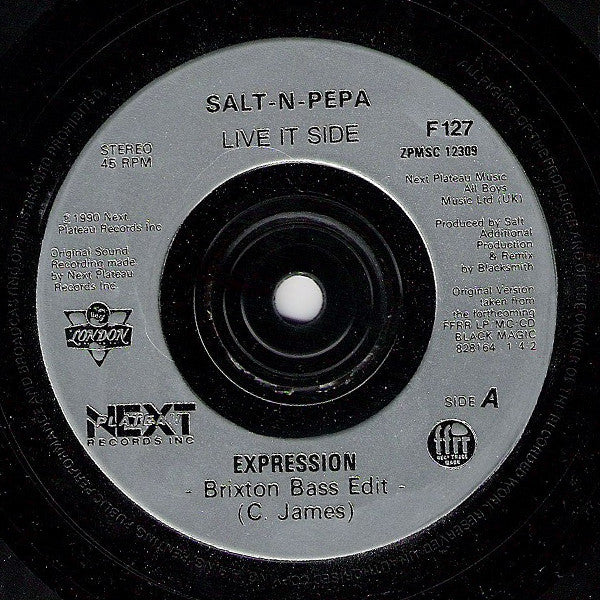 Salt 'N' Pepa : Expression (7", Single, Sil)