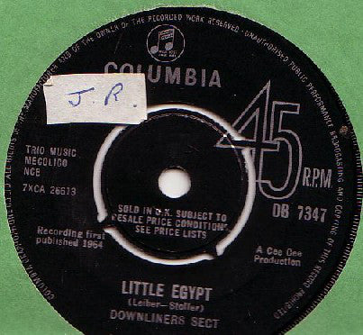 Downliners Sect : Little Egypt (7", Single)