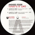Jagged Edge (2) : What's It Like (12", Promo)