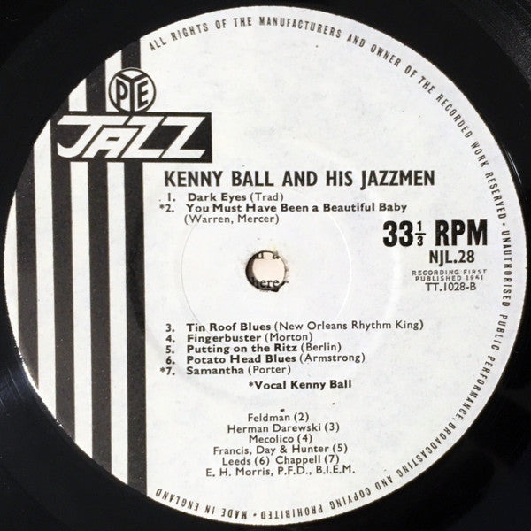 Kenny Ball And His Jazzmen : Kenny Ball And His Jazzmen (LP)